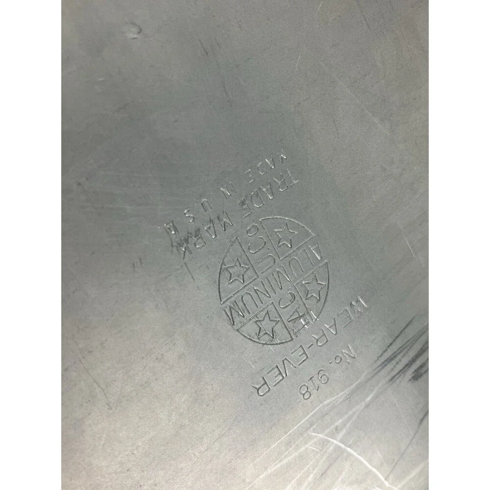 Wear Ever Aluminum Two Piece Roaster Dutch Oven Top #918 Bottom #818 USA